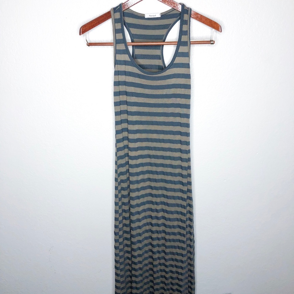 Teenbell Striped Full Length Dress